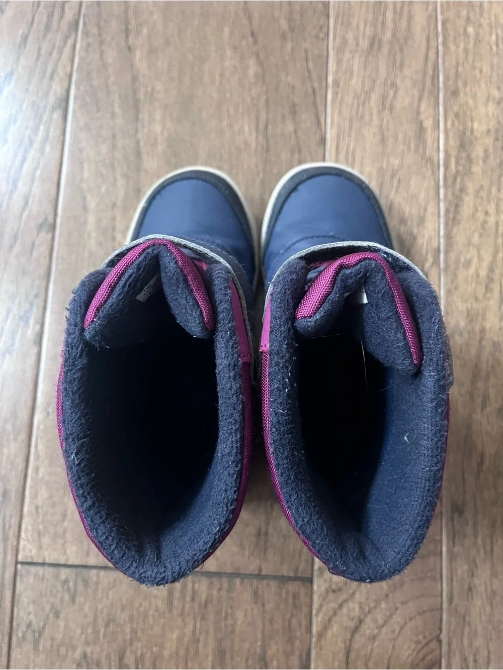 Merrell Kids' Winter Snow Boots in Purple/Burgundy and Navy - size 11